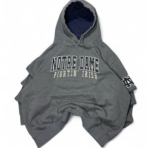 Notre Dame Fighting Irish Gray and Navy Hoodie